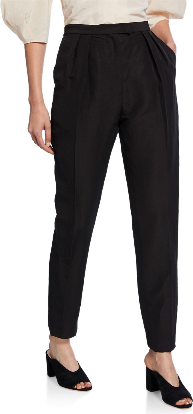 Rachel Comey New Joust Pleated High-Waist Pants