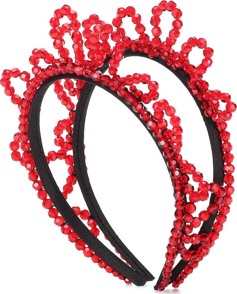 Simone Rocha Crystal-embellished headband