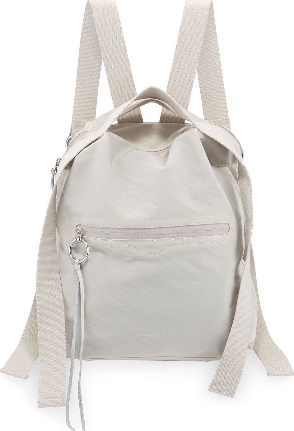 Rebecca Minkoff Distressed Nylon Tote Backpack