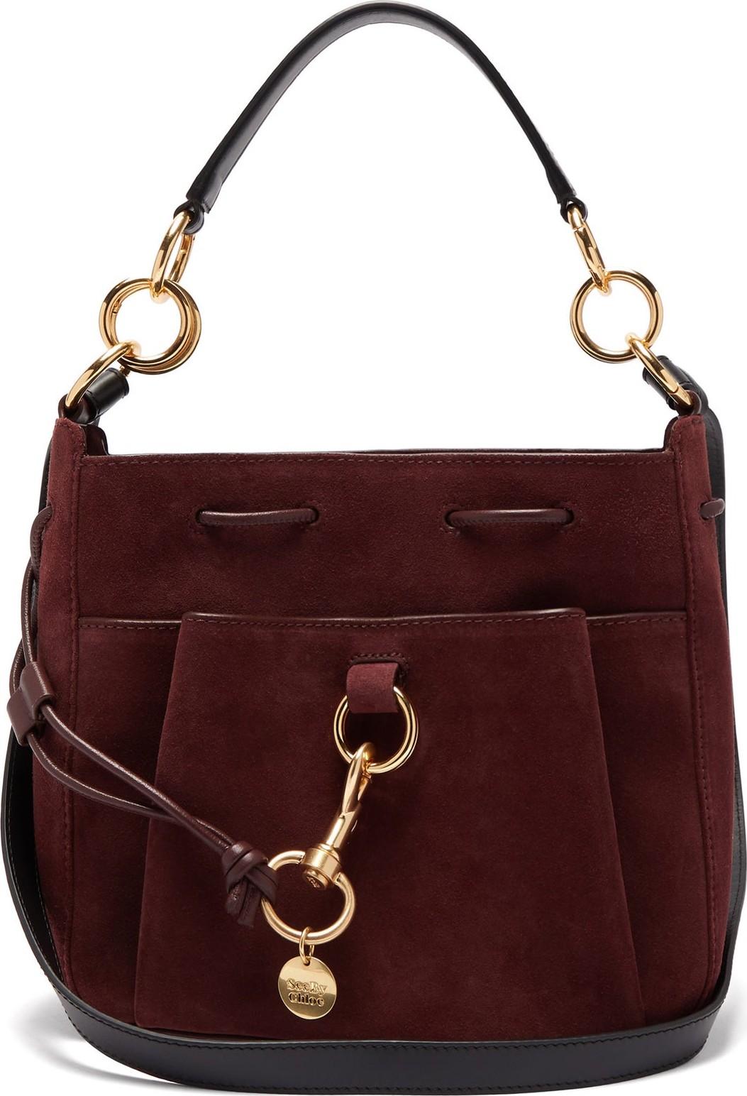 See By Chloé Tony medium suede bucket bag