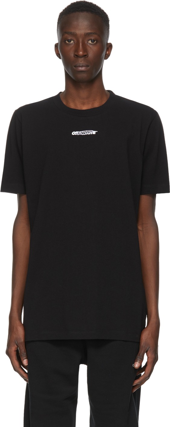 Off White Black Barrel Worker T-Shirt