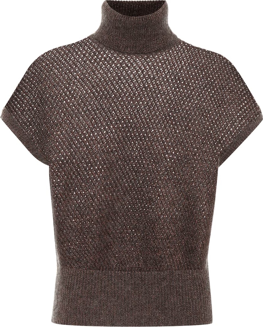 Brunello Cucinelli Mohair and wool-blend sweater