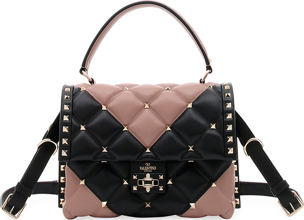 Valentino Candystud Quilted Shoulder Bag