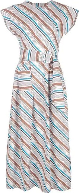 Isa Arfen Long striped dress