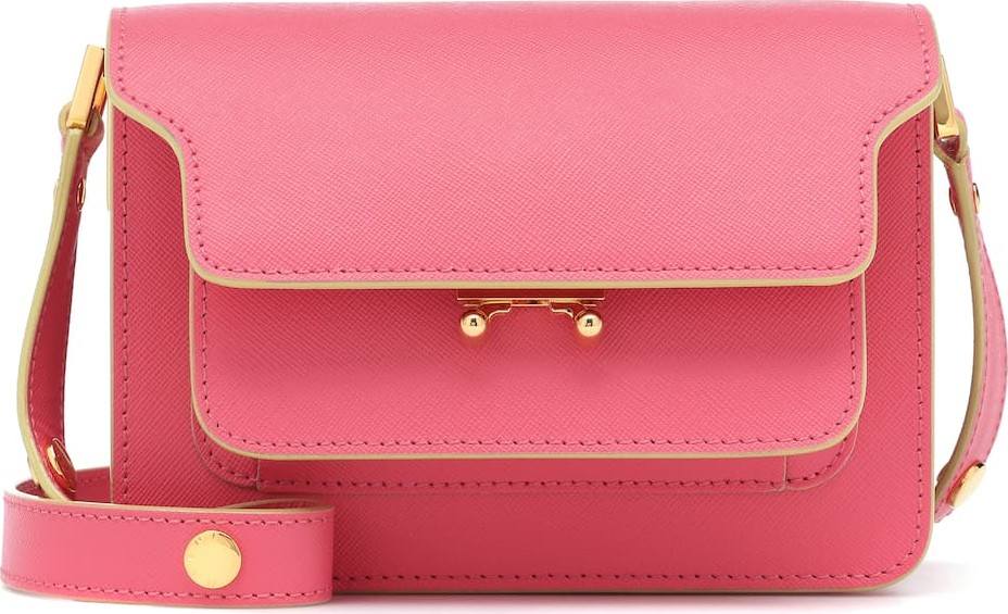 Marni Trunk Mini leather shoulder bag