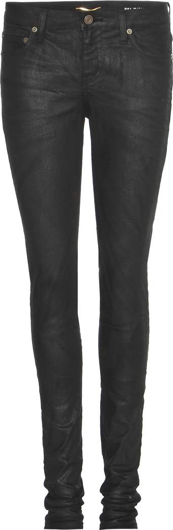 Saint Laurent Coated skinny jeans