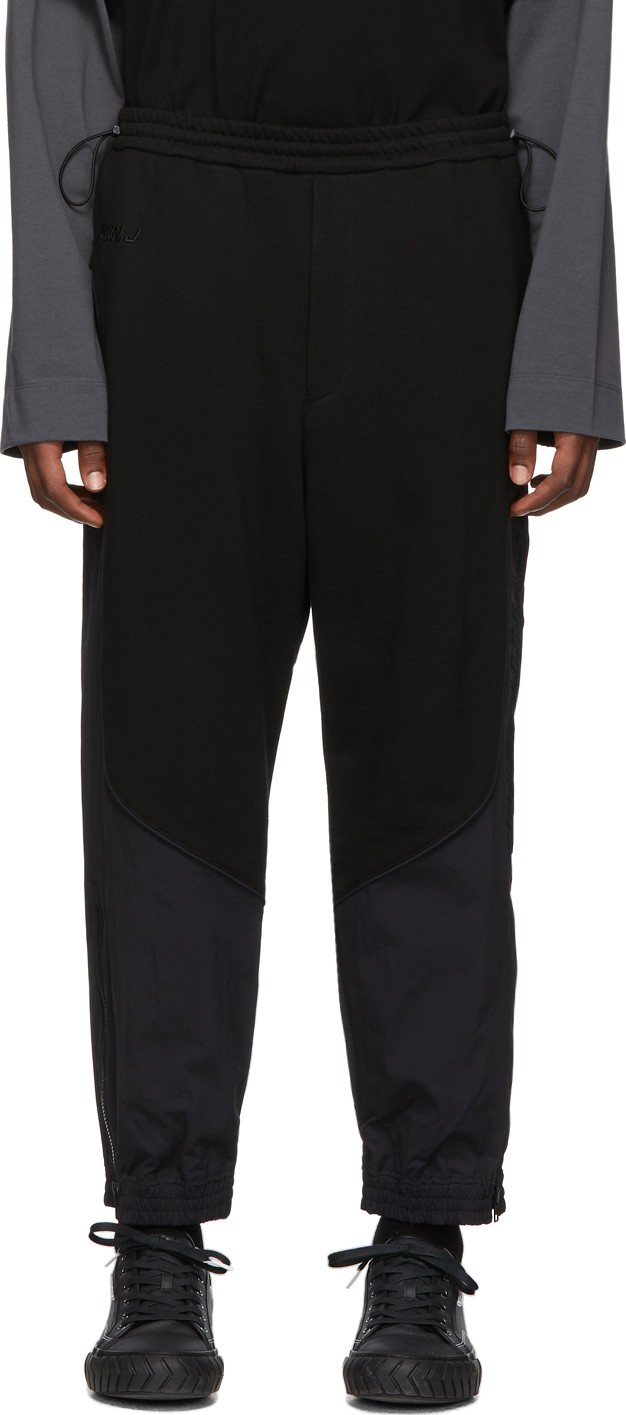 Juun.J Black Plain Lounge Pants