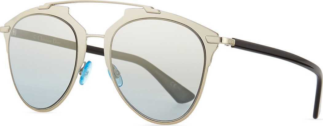 Dior "Dior Reflected" Two-Tone Aviator Sunglasses