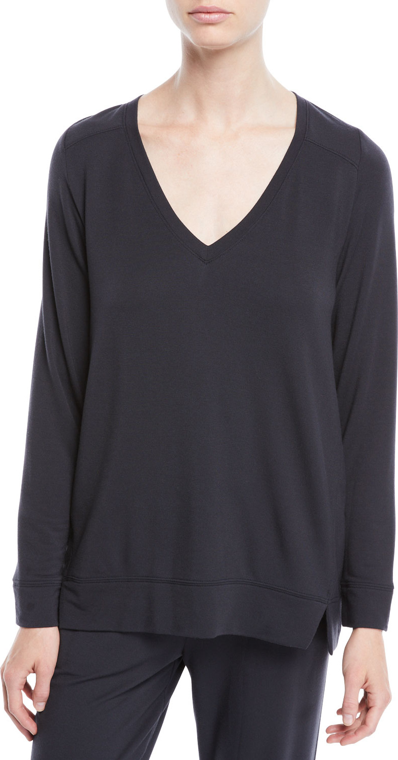 SKIN Fianna V-Neck Lounge Top