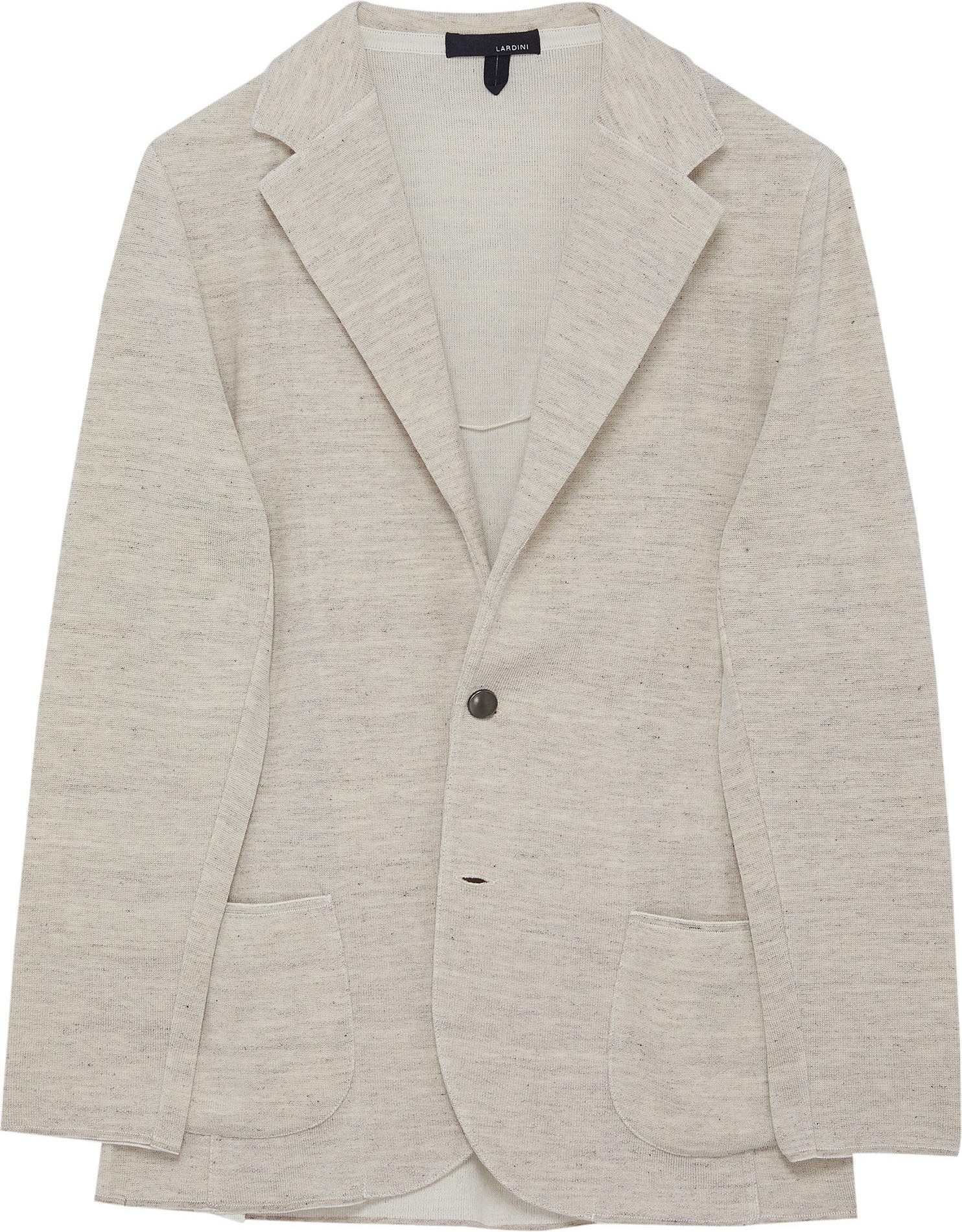Lardini Notch lapel knit jacket