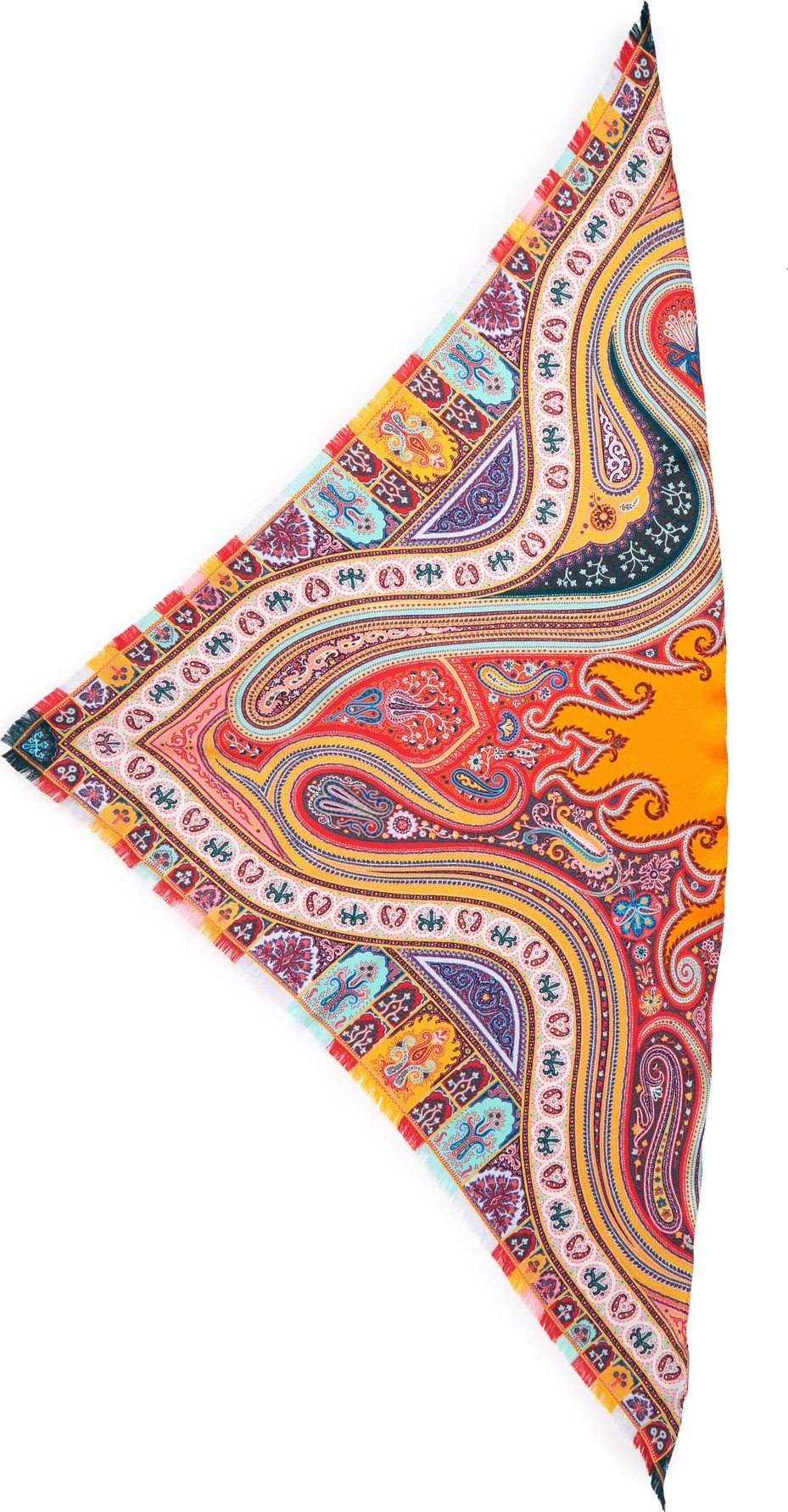 Etro Silk Triangle Scarf