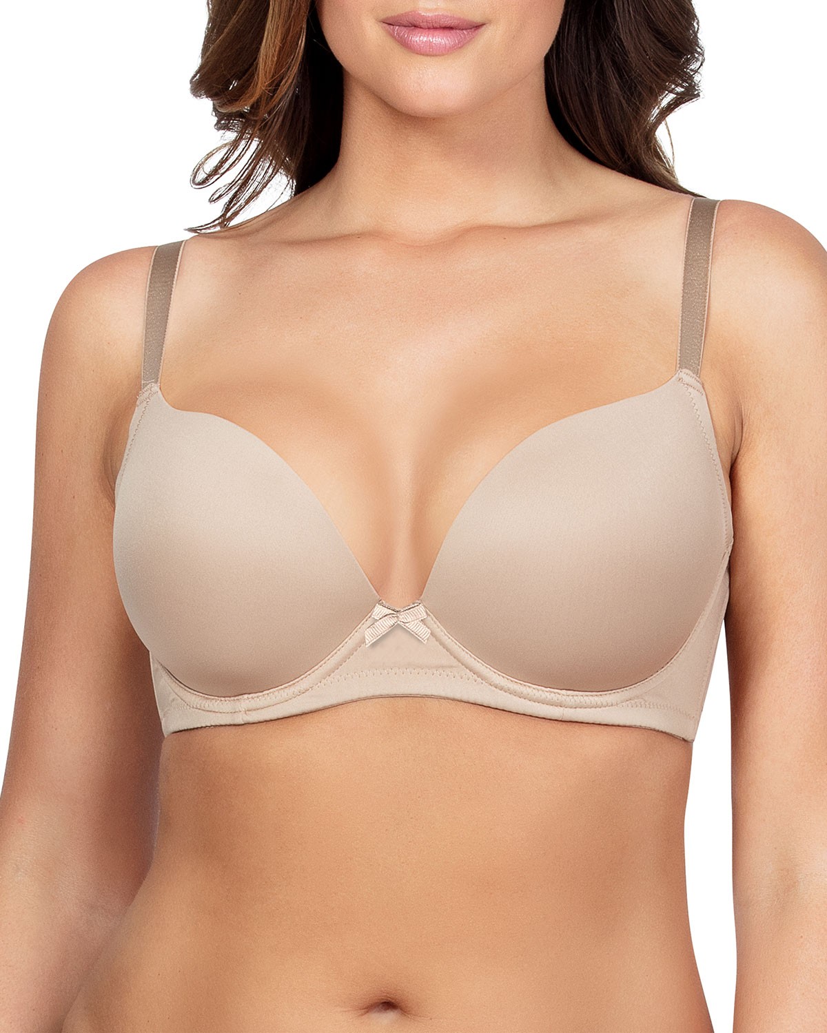 Parfait Emma Full-Figure Plunge Molded-Cup Bra, Bare