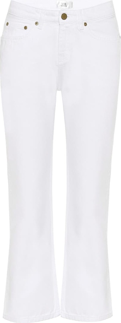VICTORIA, VICTORIA BECKHAM Mid-rise straight jeans