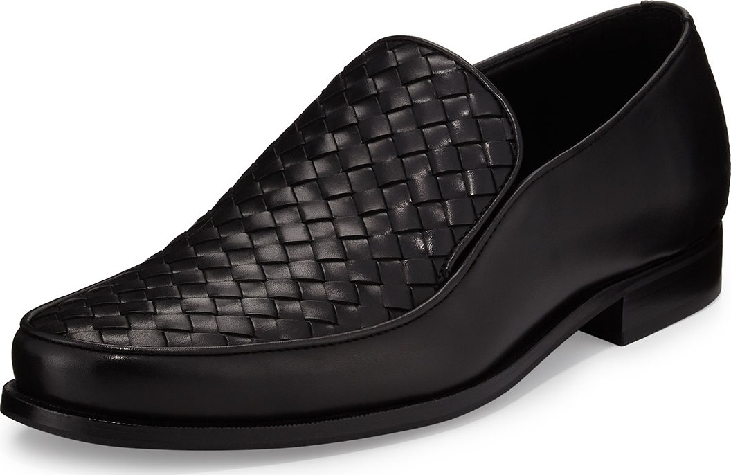 Bottega Veneta Woven Leather Loafer