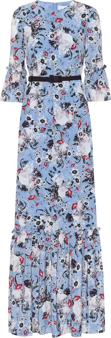 Erdem Senna silk crêpe de chine gown