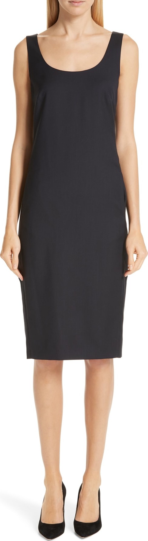 Max Mara Pompei Wool Sheath Dress