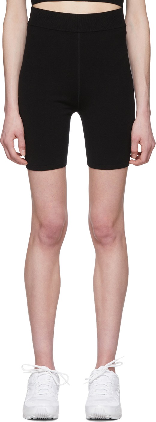 Alexanderwang.T Black Foundation Bodycon Bike Shorts