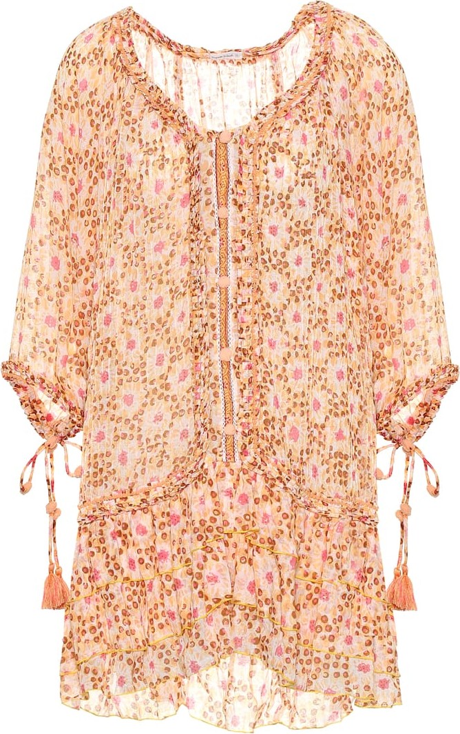 Poupette St Barth Exclusive to Mytheresa – Fleur printed cotton minidress