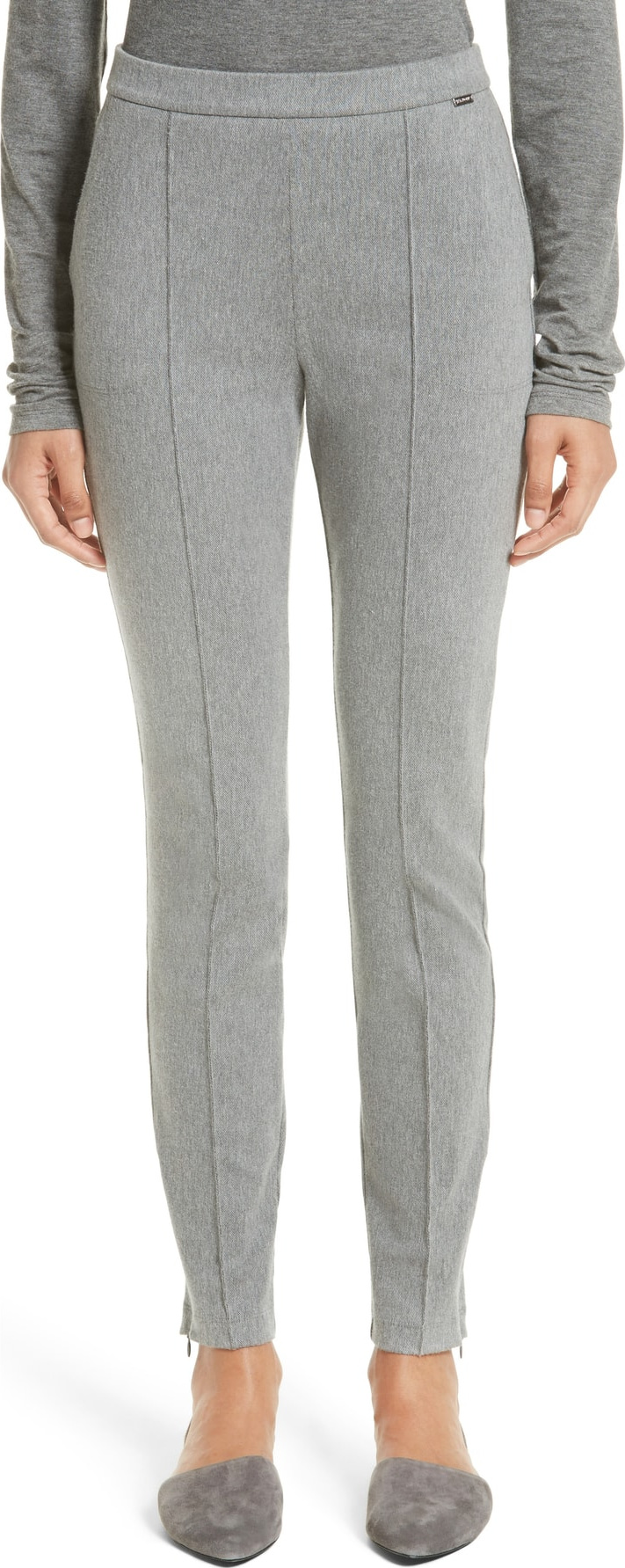 St. John Denim Ponte Crop Leggings