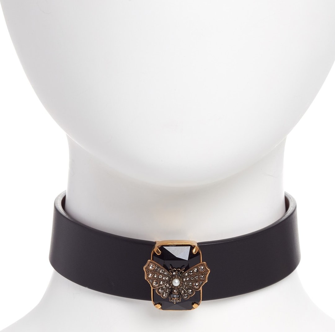 Alexander McQueen Butterfly Choker Necklace