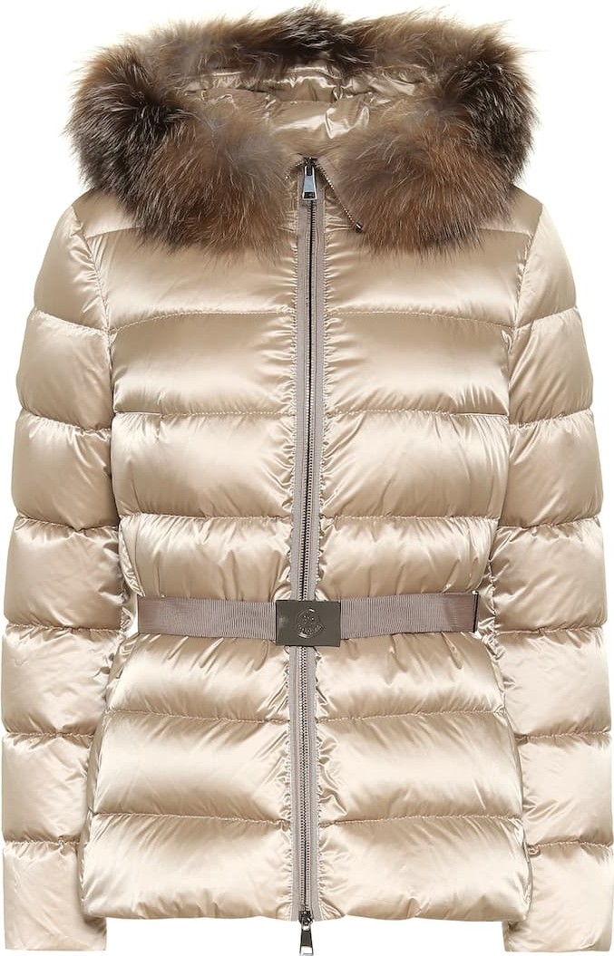 Moncler Tatie fur-trimmed down jacket