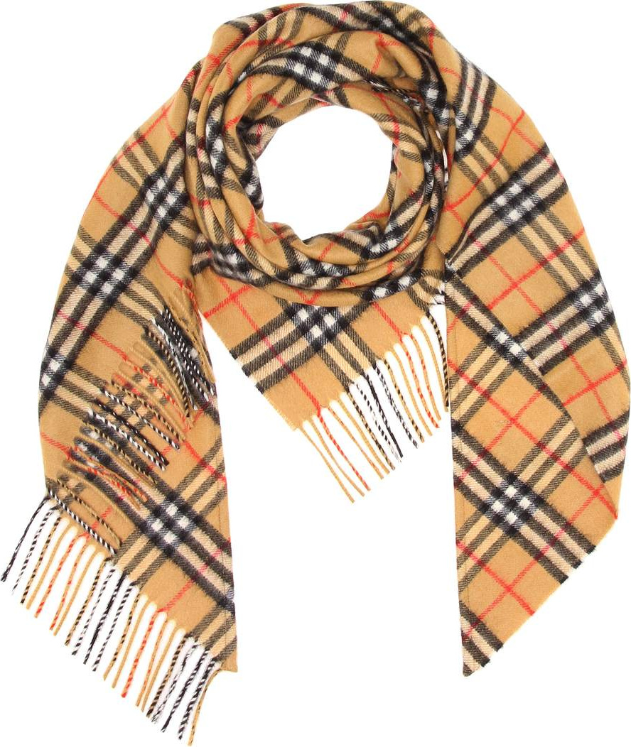 Burberry London England Vintage Check cashmere scarf