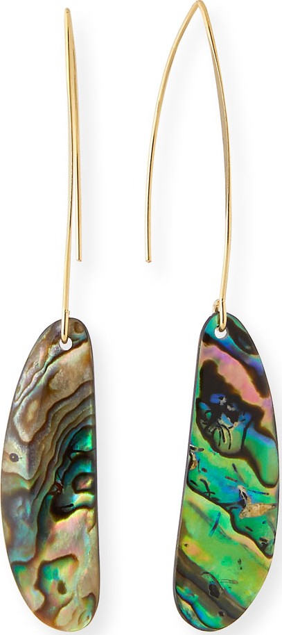 Isabel Marant Etoile Plated Shell Hook Earrings