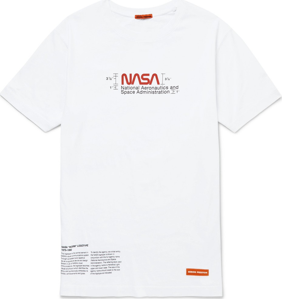 Heron Preston Printed Cotton-Jersey T-Shirt
