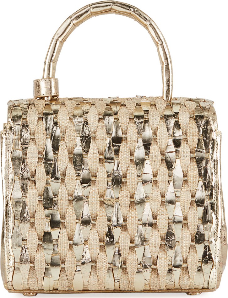 Nancy Gonzalez Toto Small Woven Top-Handle Bag