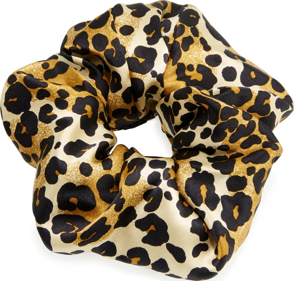 Jennifer Behr Leopard-Print Hair Scrunchie