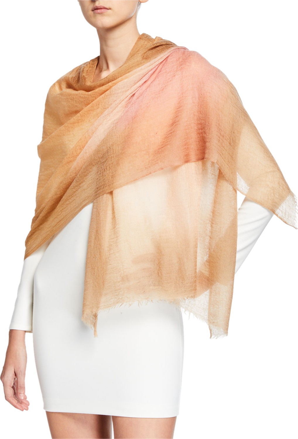 Bindya Lightweight Gradient Sparge Cashmere Stole