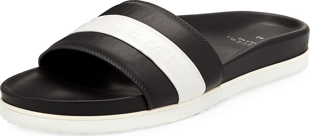 Buscemi Men's Logo Sport Slide Sandals