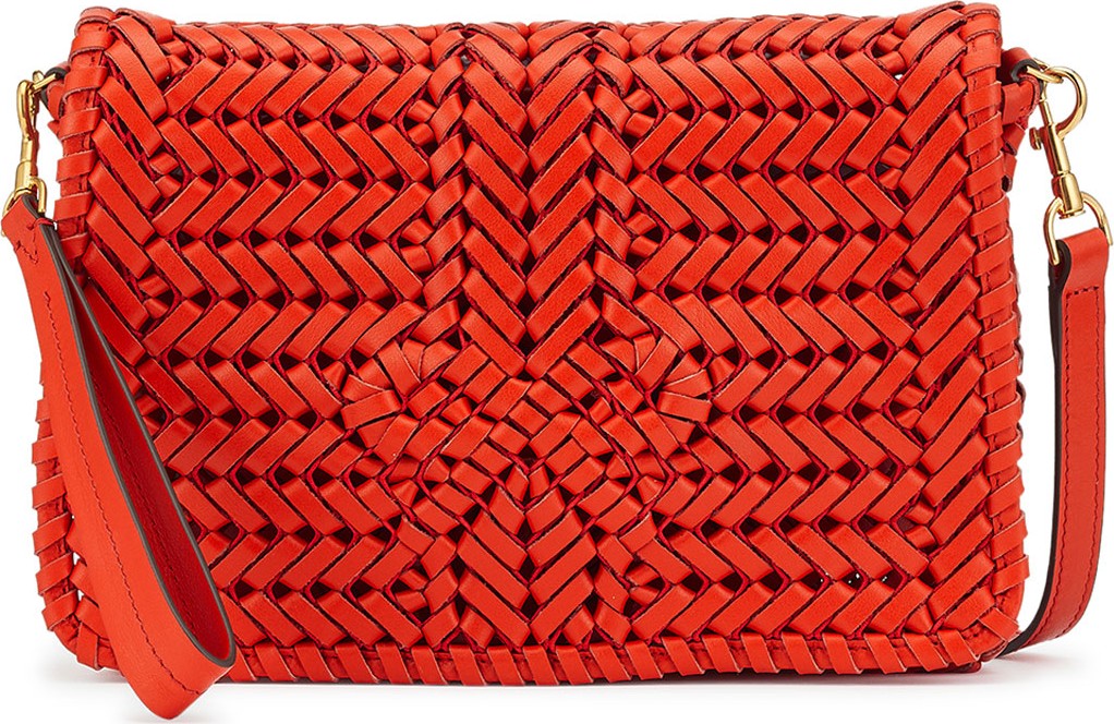 Anya Hindmarch The Neeson Woven Leather Crossbody Bag