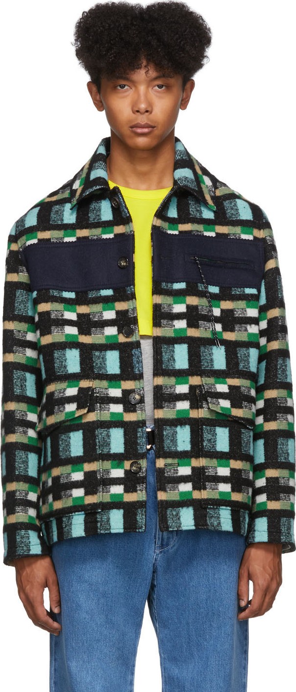 KENZO Blue & Green Outdoor Jacket