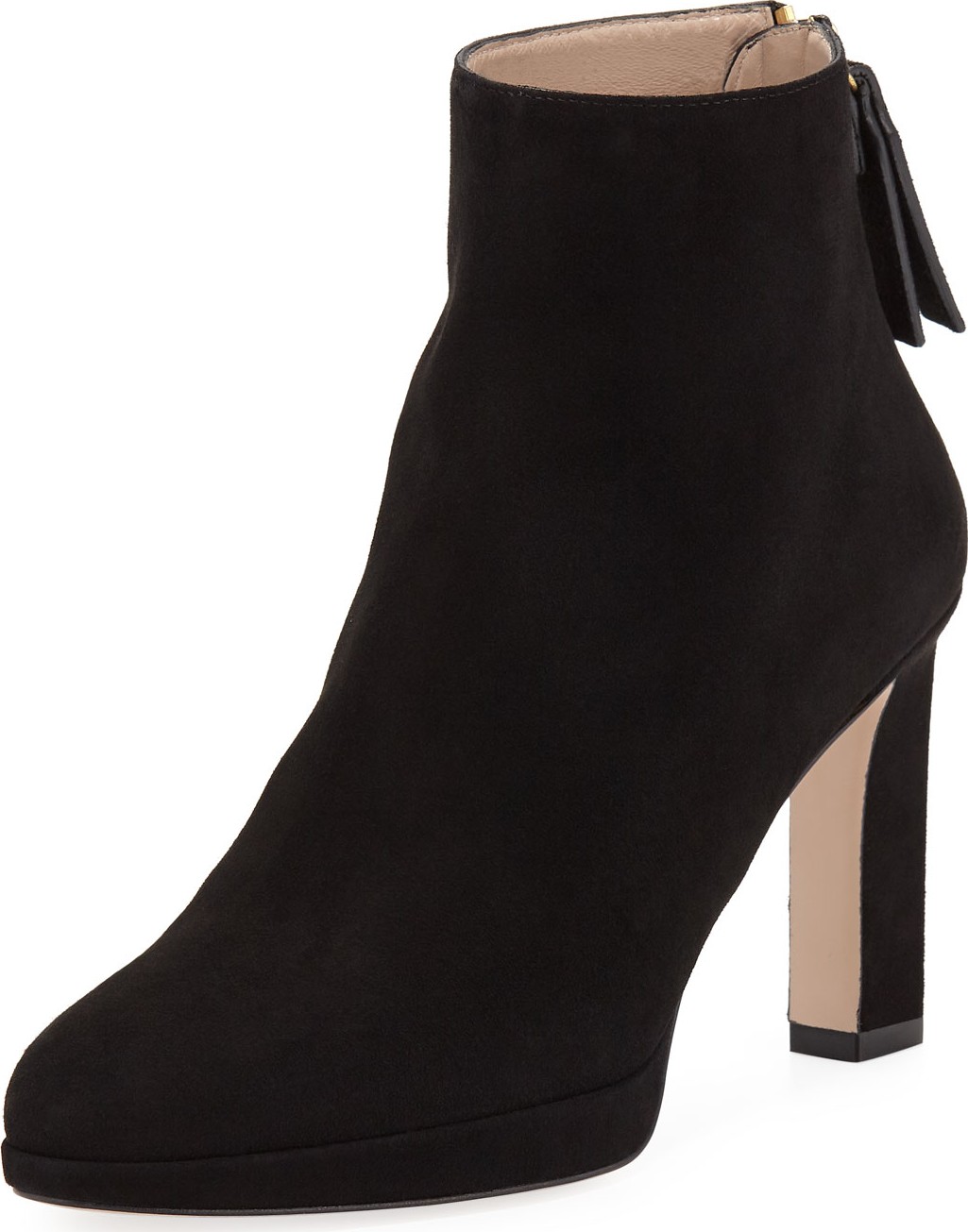 Stuart Weitzman Delphine Suede Ankle Booties