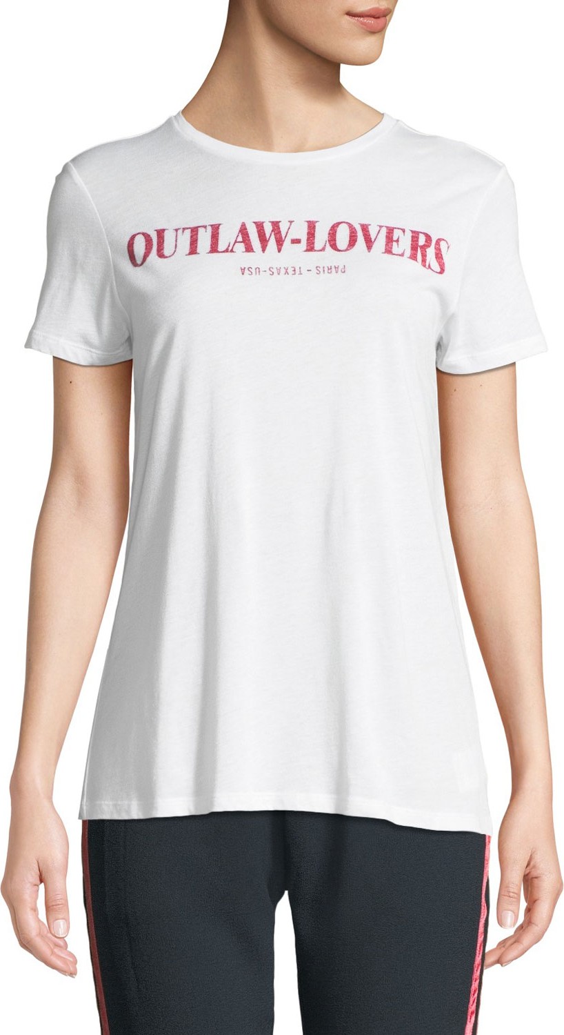 Zoe Karssen Outlaw-Lovers Graphic Short-Sleeve Tee
