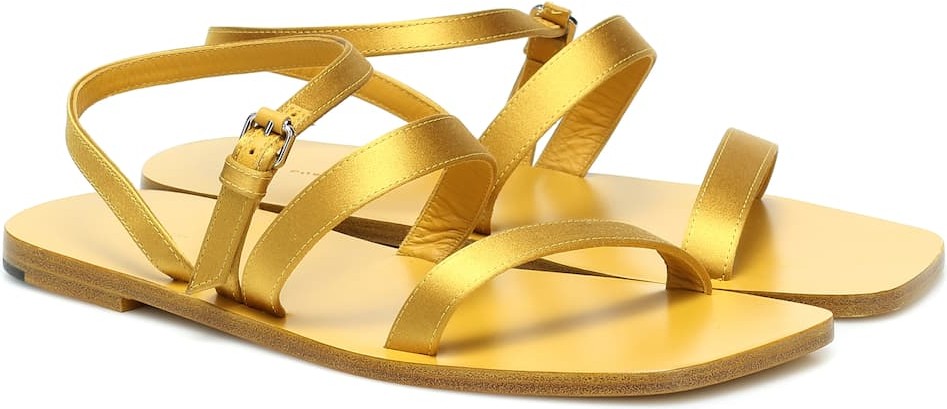 THE ROW Exclusive to Mytheresa – Wedge leather sandals