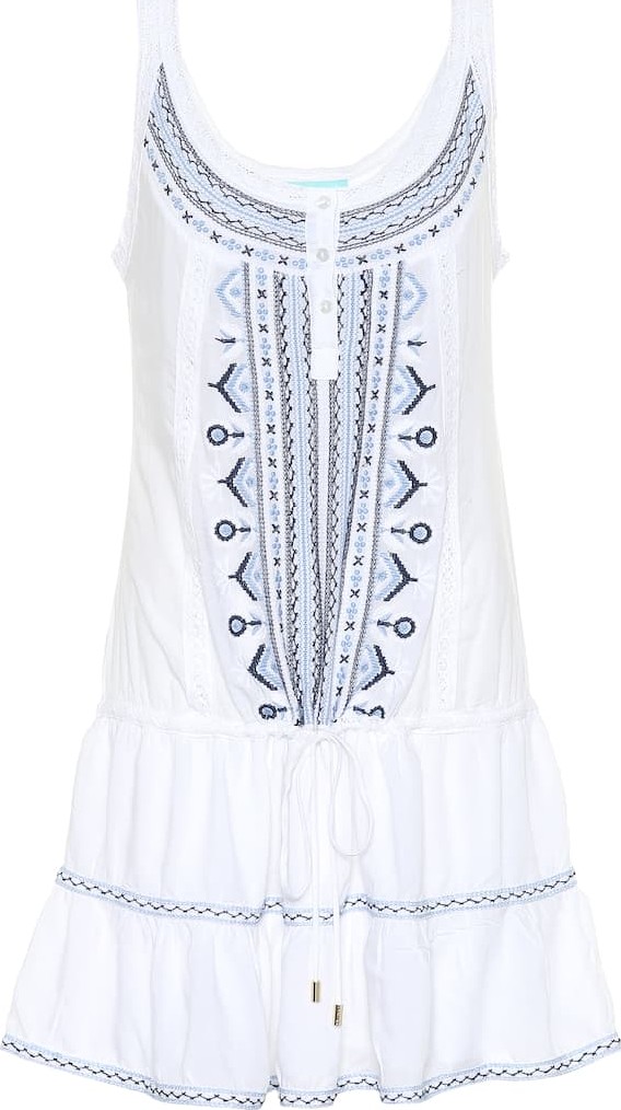 Melissa Odabash Jaz embroidered minidress