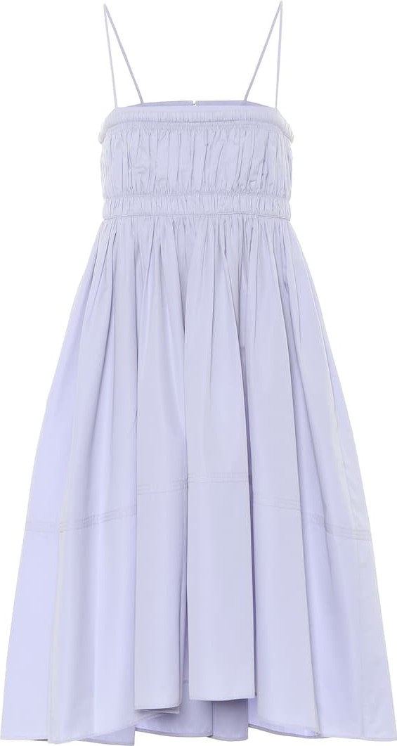 Chloe Cotton-poplin minidress