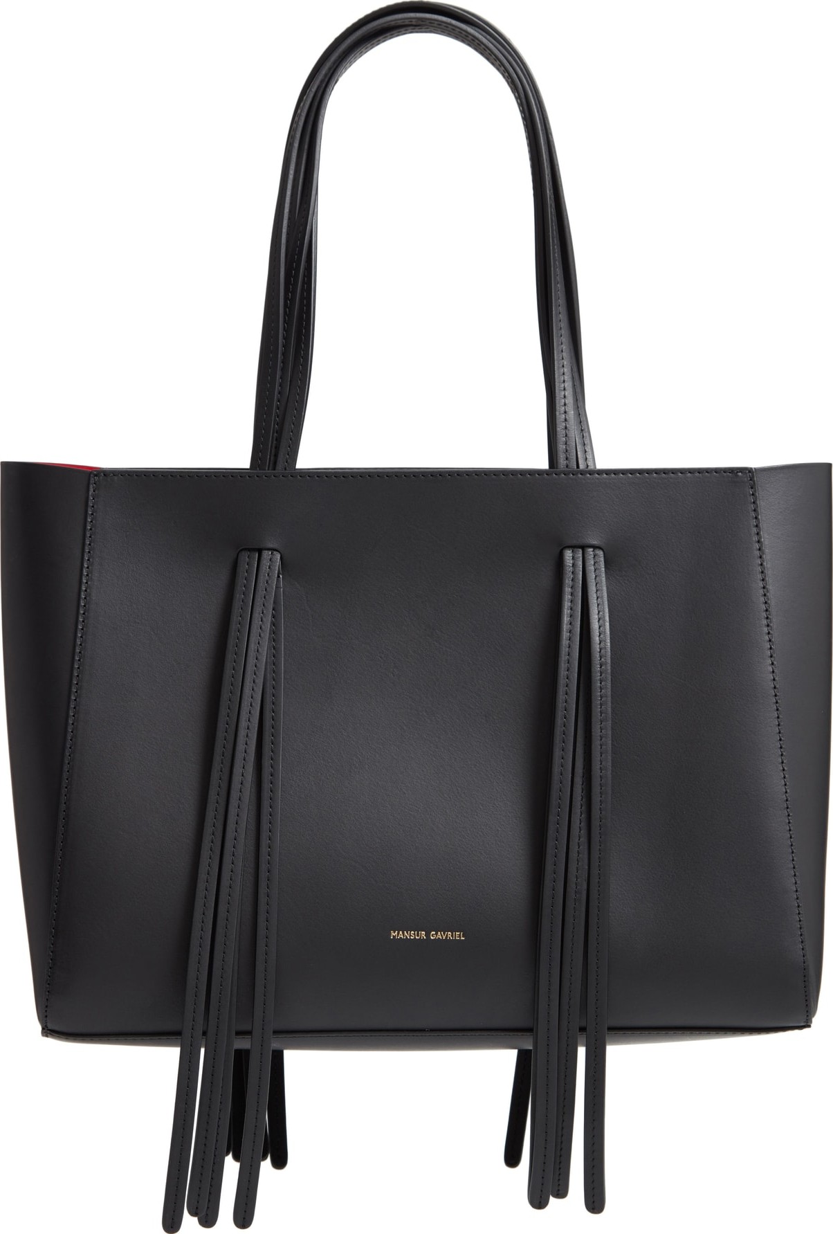 Mansur Gavriel Fringe Leather Satchel