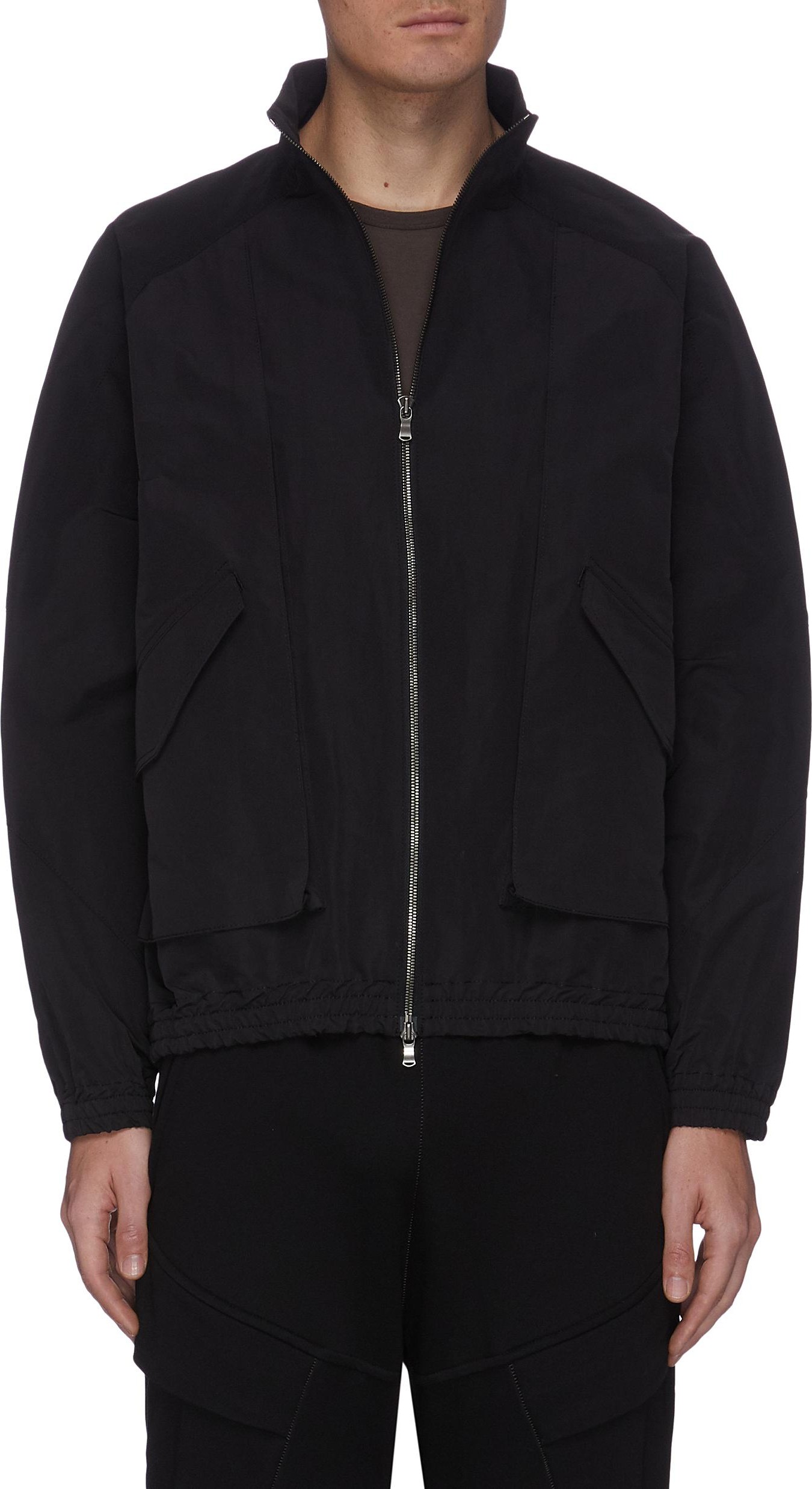 The Viridi-Anne Back Strap Water Repellent Blouson