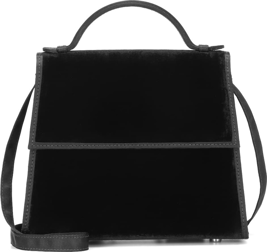 Hunting Season The Top Handle Medium velvet tote