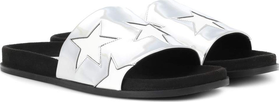 Stella McCartney Faux leather star slides
