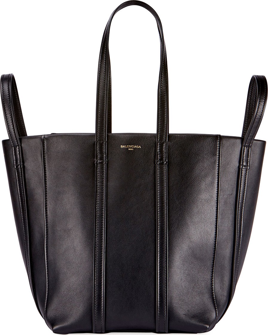 Balenciaga Laundry Cabas 4-Strap Leather Extra Large Tote Bag