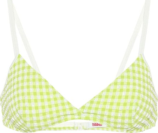 Solid & Striped Exclusive to Mytheresa – The Brigitte gingham bikini top