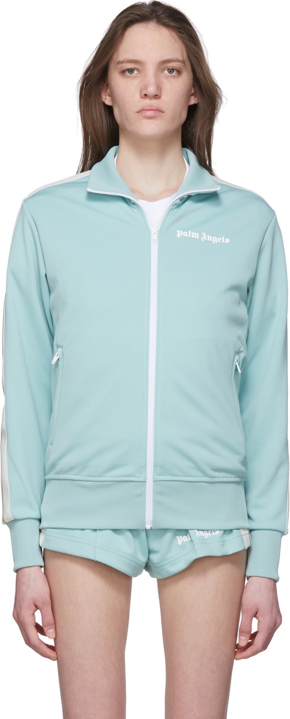 Palm Angels Blue Classic Track Jacket