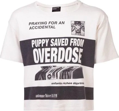 Enfants Riches Deprimes slogan printed T-shirt