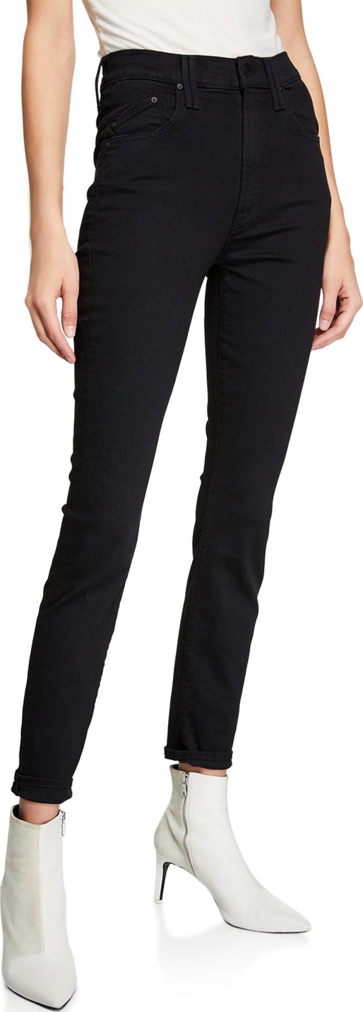 MOTHER The Diamond Swooner Ankle Skinny Jeans