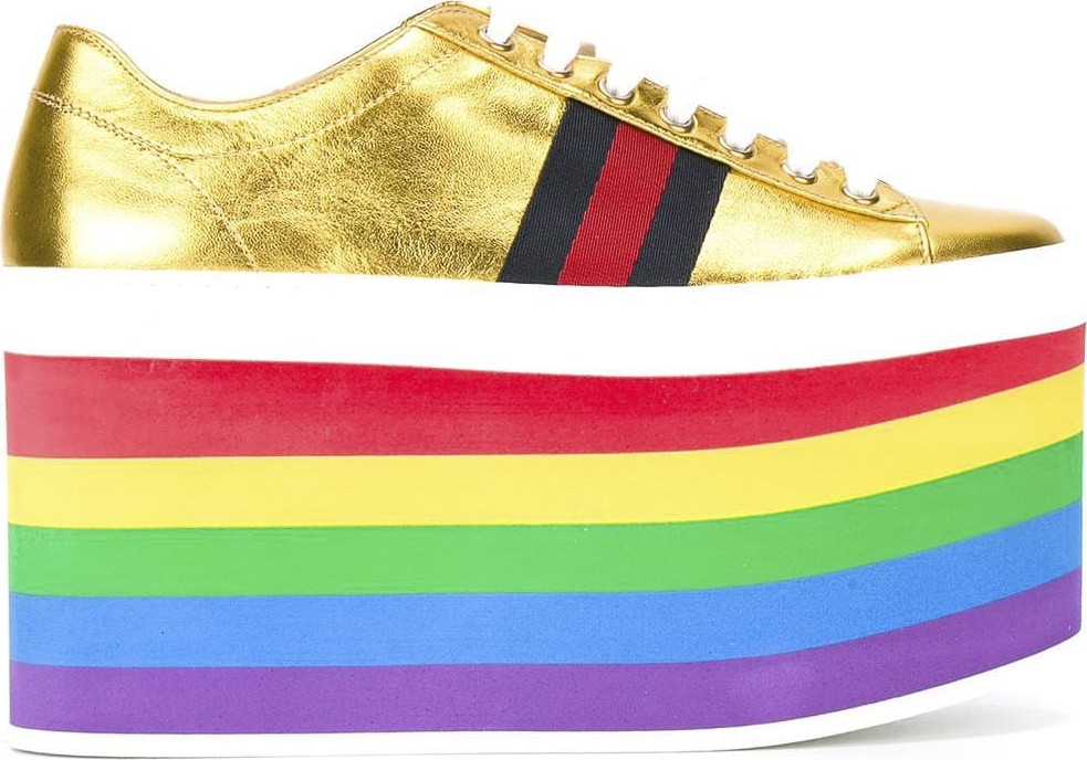 Gucci low-top platform sneakers