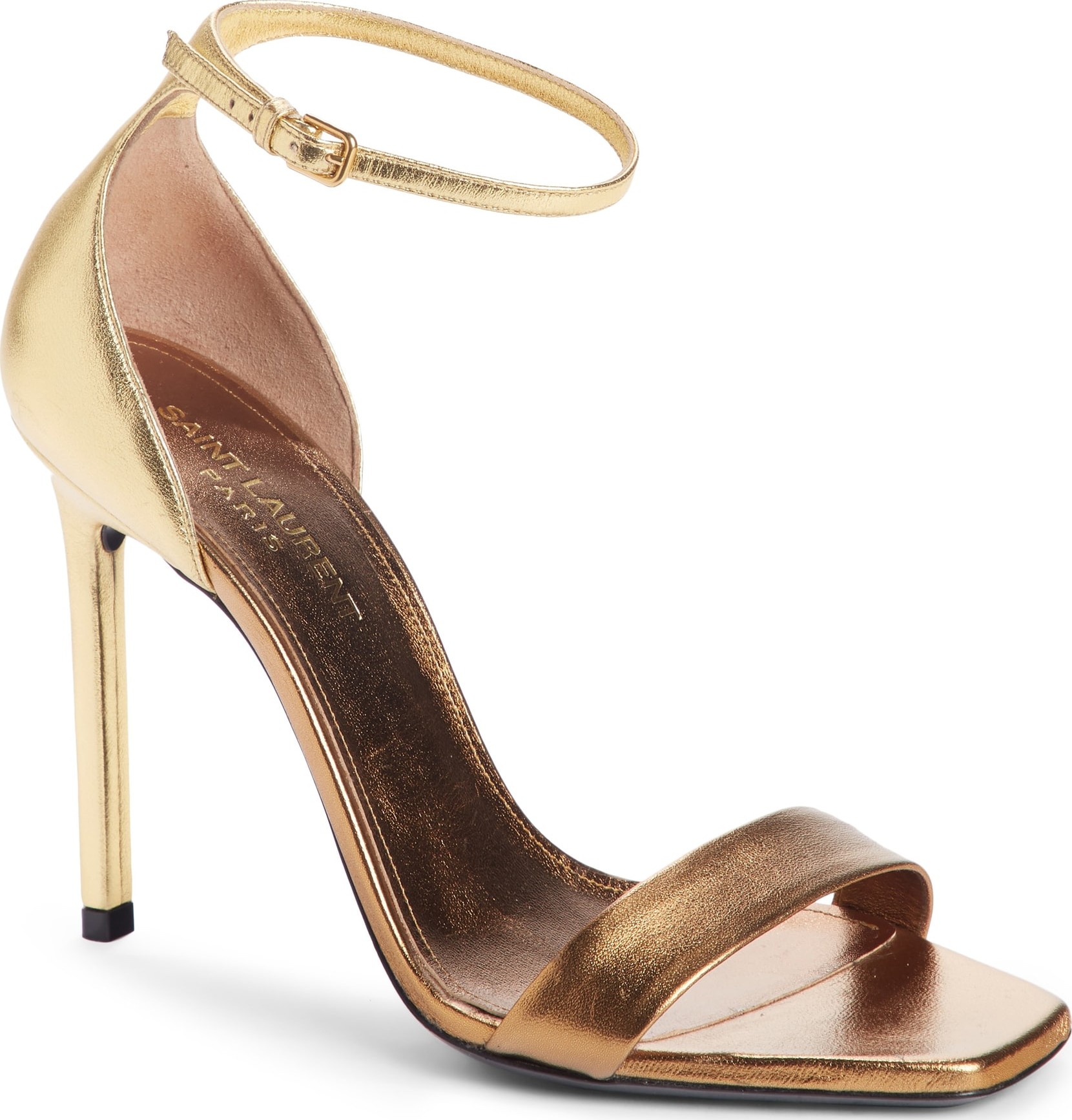 Saint Laurent Amber Ankle Strap Sandal